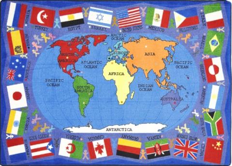 Flags of the World ™ - Kids Play Mats | Learner Supply