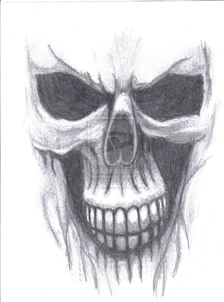 skull drawings | Ghost Skull by ~DuskEyes on deviantART | tattoo ...