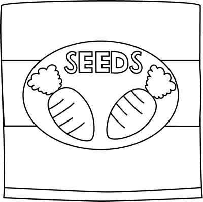 Carrot Seed Packet Clipart