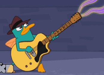 Image - Perry the platypus rocks the guitar animated by jaycasey ...