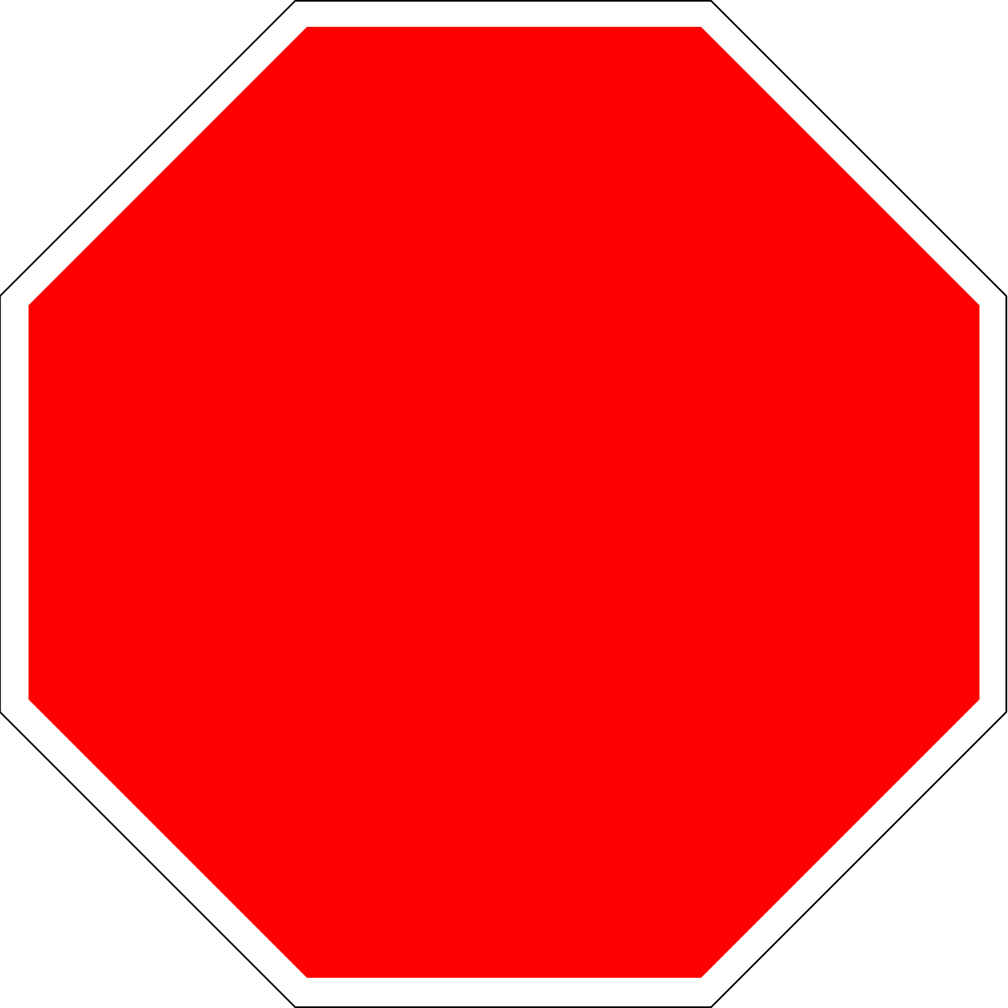 Blank Stop Sign Printable - ClipArt Best