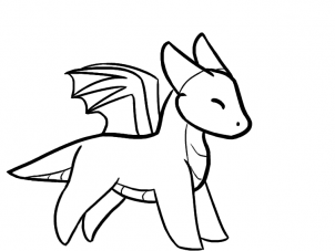 How to Draw a Simple Dragon, Step by Step, Dragons, Draw a Dragon ...