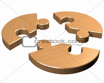 Image 1106589: Round jigsaw from Crestock Stock Photos