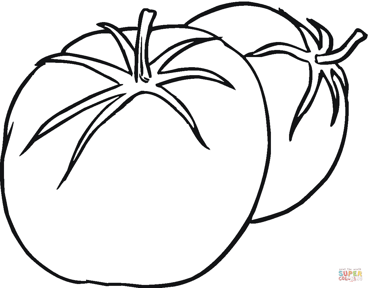 Tomatoes coloring pages | Free Coloring Pages