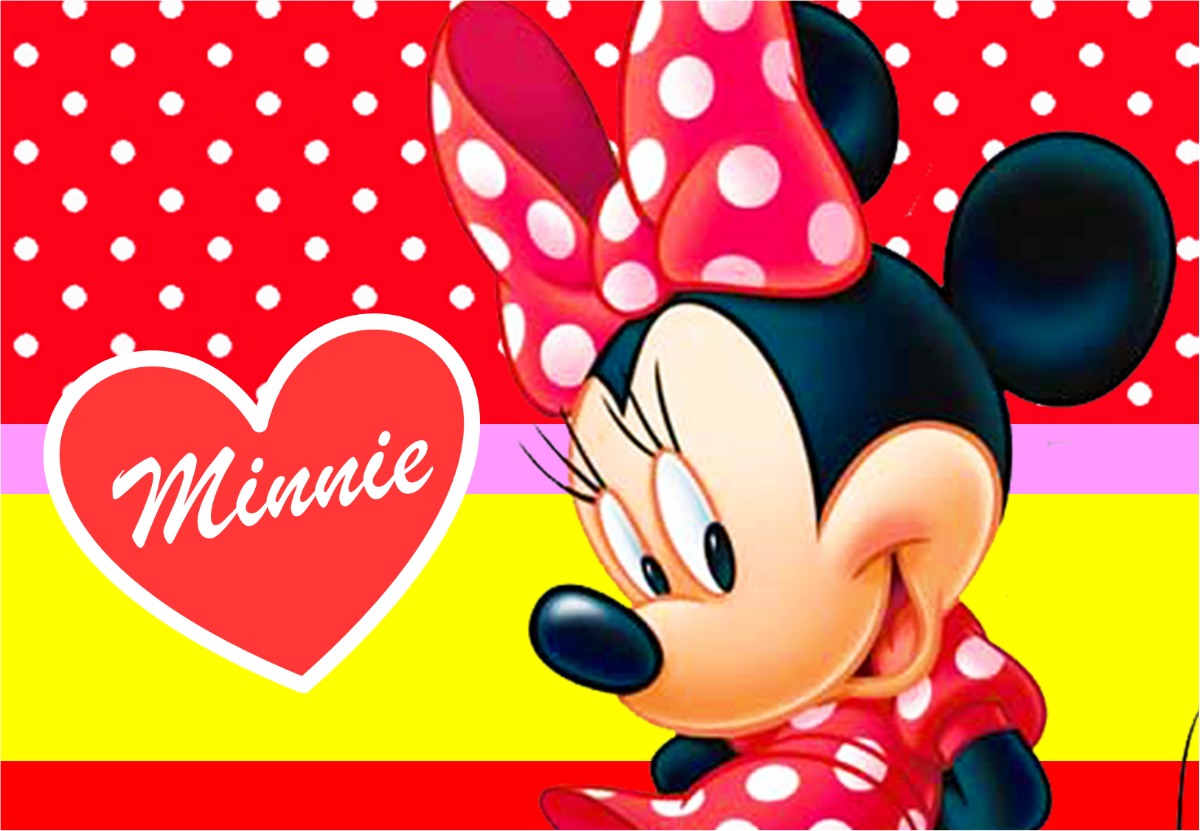 Kit Imprimible Minnie Mouse Roja Tarjetas - Candy Bar Y Mas - $ 39 ...