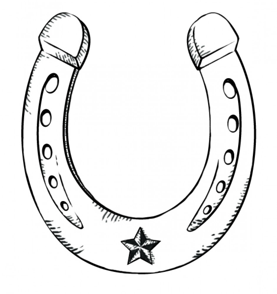 Drawings Of Horseshoes - Cliparts.co