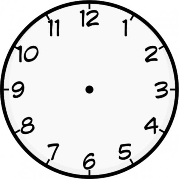 Analog Clock Without Hands - Cliparts.co