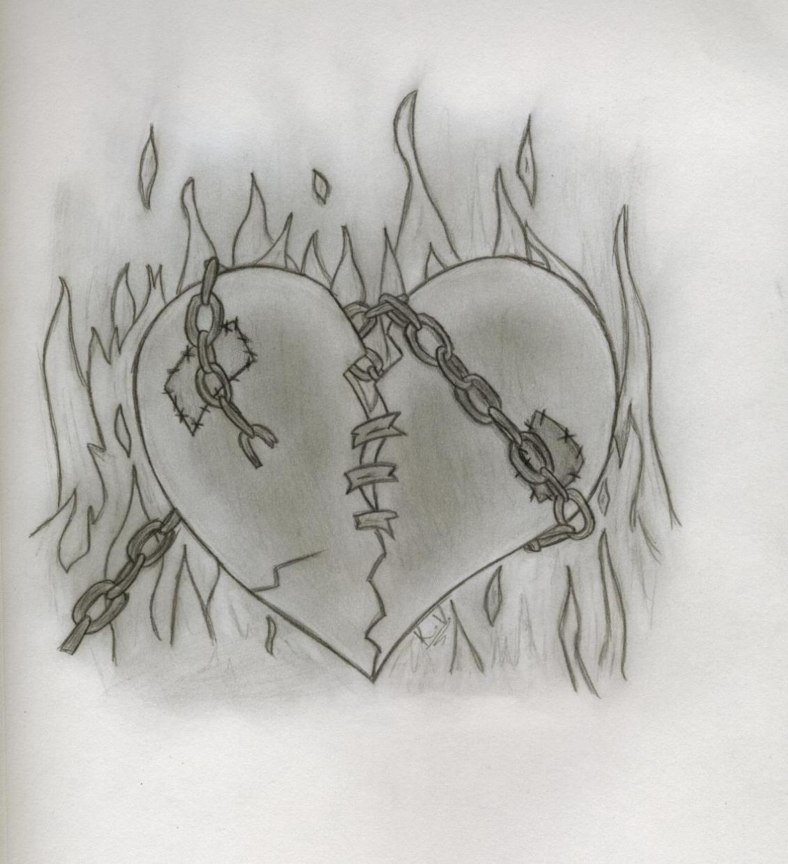 heart-on-fire-drawing-cliparts-co