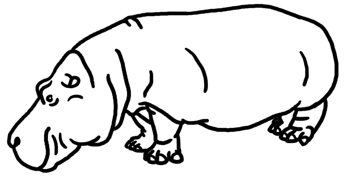 Hippopotamus Clip Art For Kids