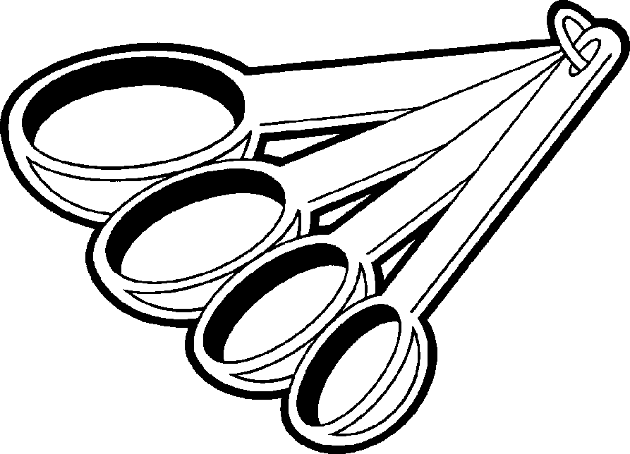 measuring spoon Colouring Pages (page 3)