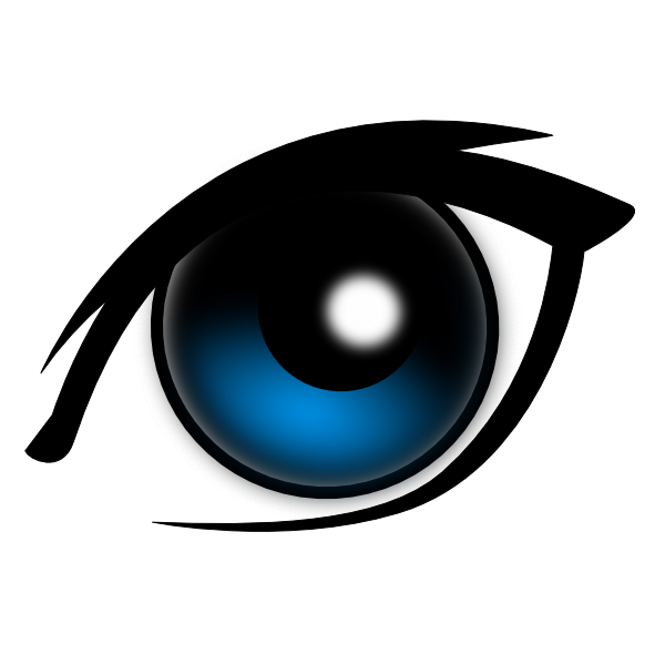Cartoon Eye clip art Free Vector / 4Vector