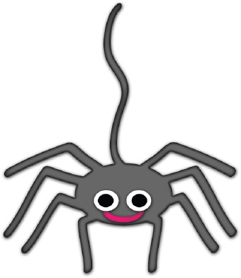 Clip art of a gray spider with | Clipart Panda - Free Clipart Images