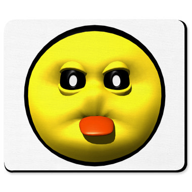 Smiley Emoticon Tongue (B) Mousepad - Smiley Emoticon Tongue (B ...