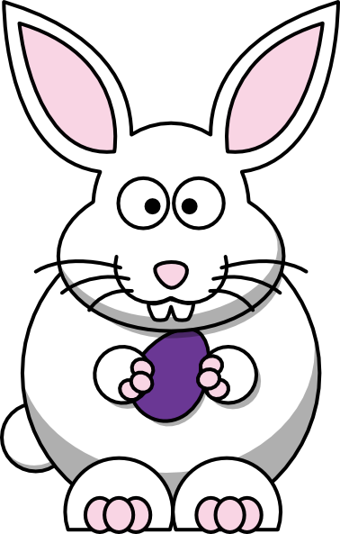 Smiling Bunny clip art - vector clip art online, royalty free ...