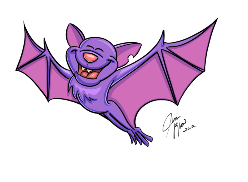 Cartoon Bat | lol-rofl.com