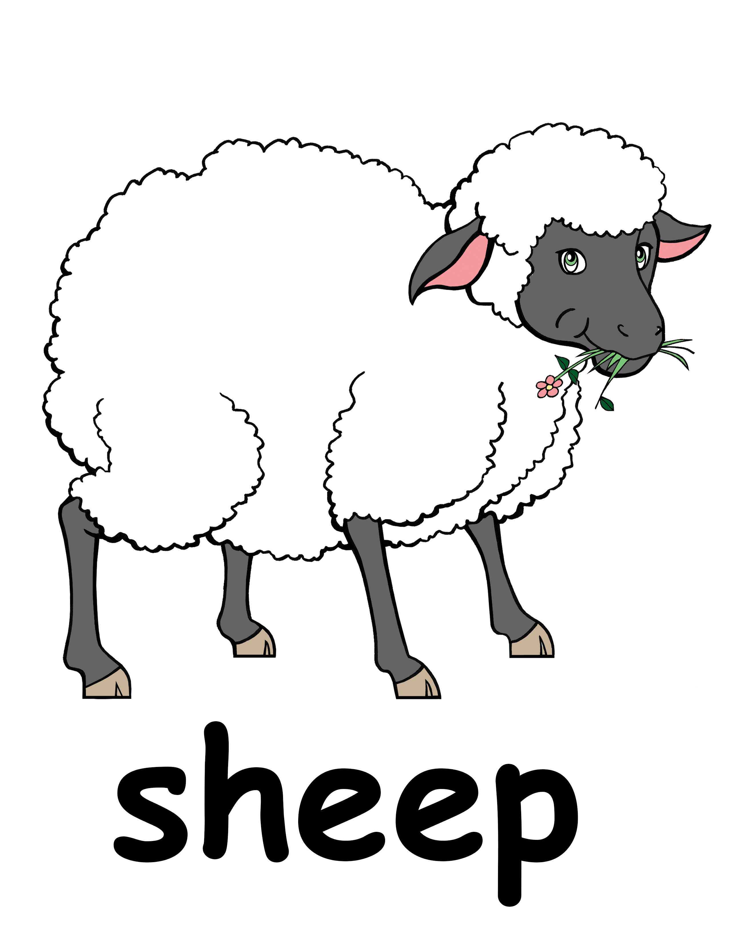 Images For > Counting Sheep Clip Art