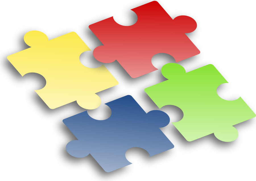 Never Ending jigsaw Puzzle Piece Clipart, vector clip art online ...