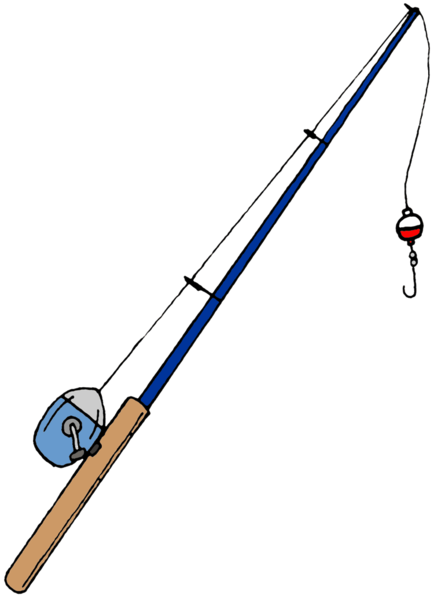 Fishing Pole image - vector clip art online, royalty free & public ...