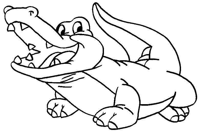 Animal Coloring Free Printable Alligator Coloring Pages For Kids ...