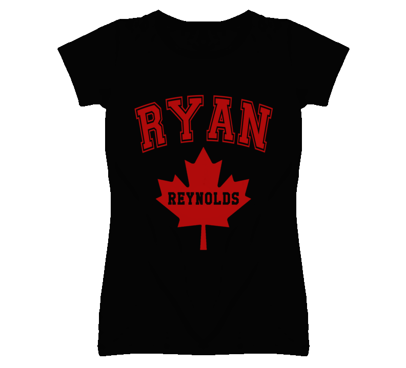 Ryan Reynolds Canadian Maple Leaf Graphic T Shirt