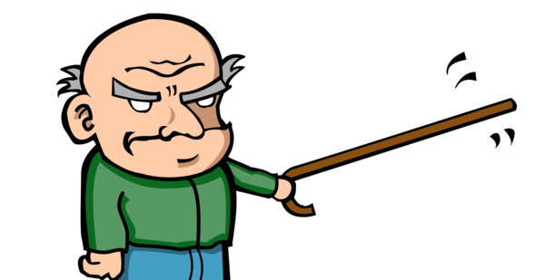 Grumpy Old Man Cartoon - Cliparts.co