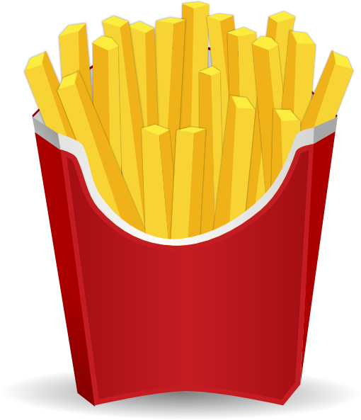 French Fries clip art - vector clip art online, royalty free ...