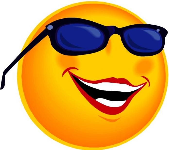 Smiley Face With Sunglasses | Smile Day Site