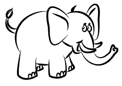 Elephant Drawing For Kids Images & Pictures - Becuo