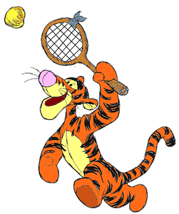 Tennis and Badmington Clipart - Sports Images - Disney Clipart Galore