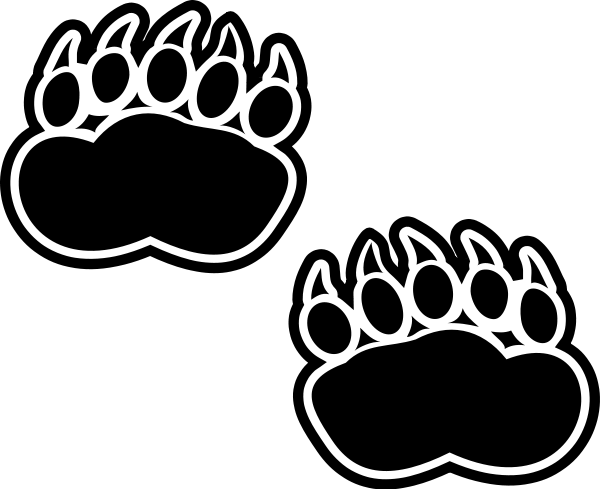 Bear Footprints Clip Art Download