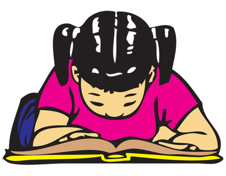 Girl In Library Clipart - ClipArt Best