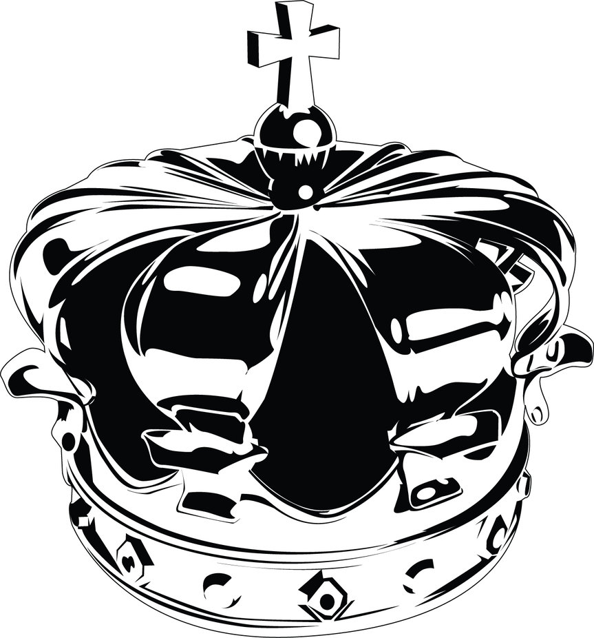 Fashion Crown And Wings Free Vector Image Tattoo