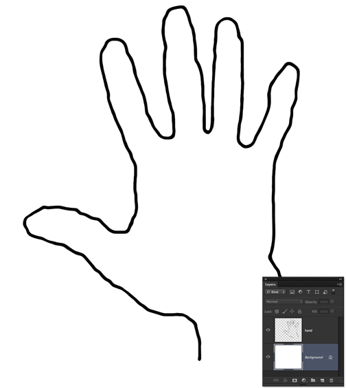Outlines Of Hands Templates - ClipArt Best