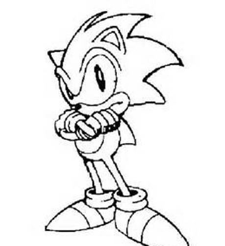 Sonic Coloring Pages to Print | Clipart Panda - Free Clipart Images