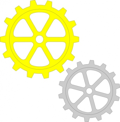 Separate Gears clip art | Clipart Panda - Free Clipart Images