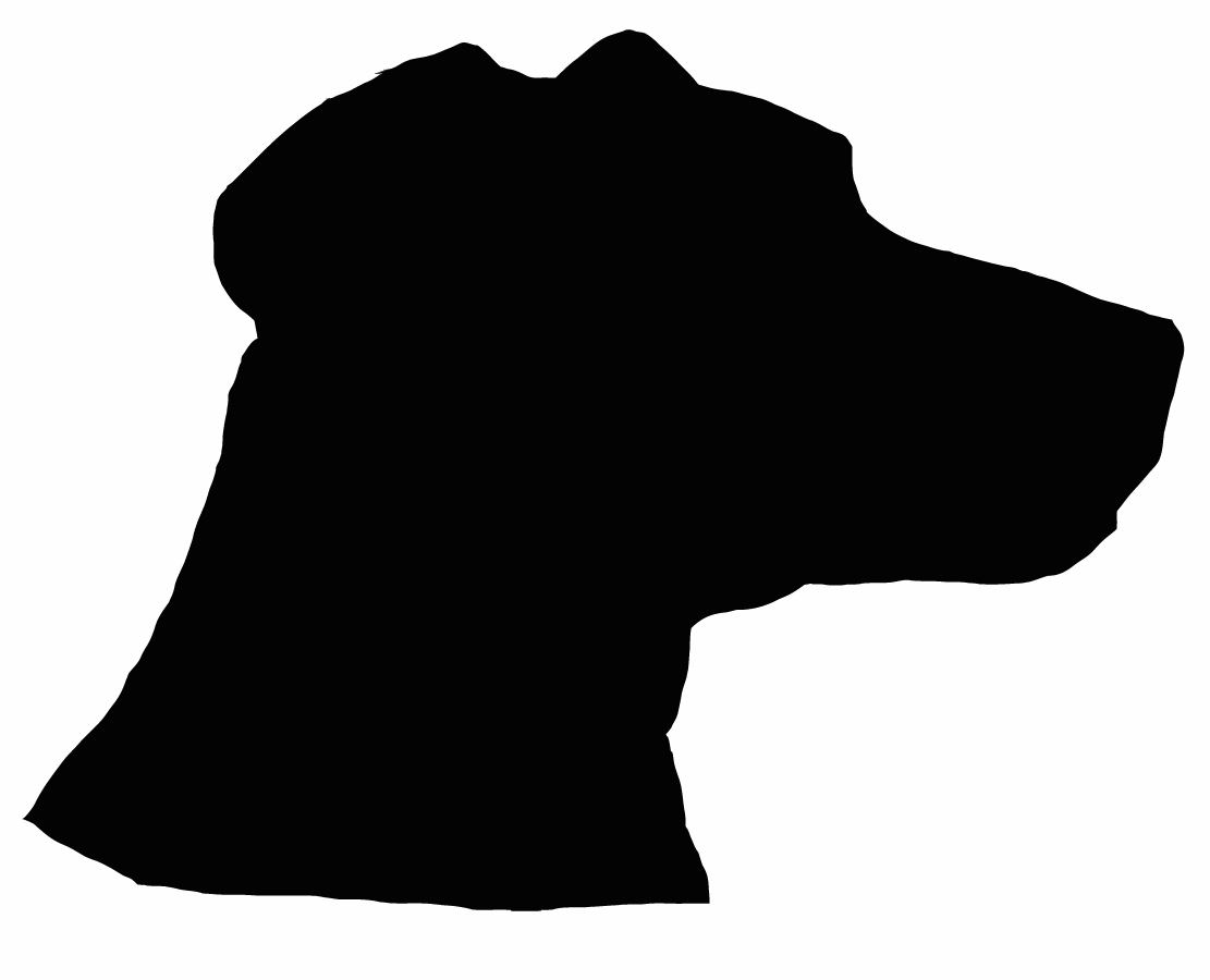 Dog Head Silhouette Clip Art Images & Pictures - Becuo
