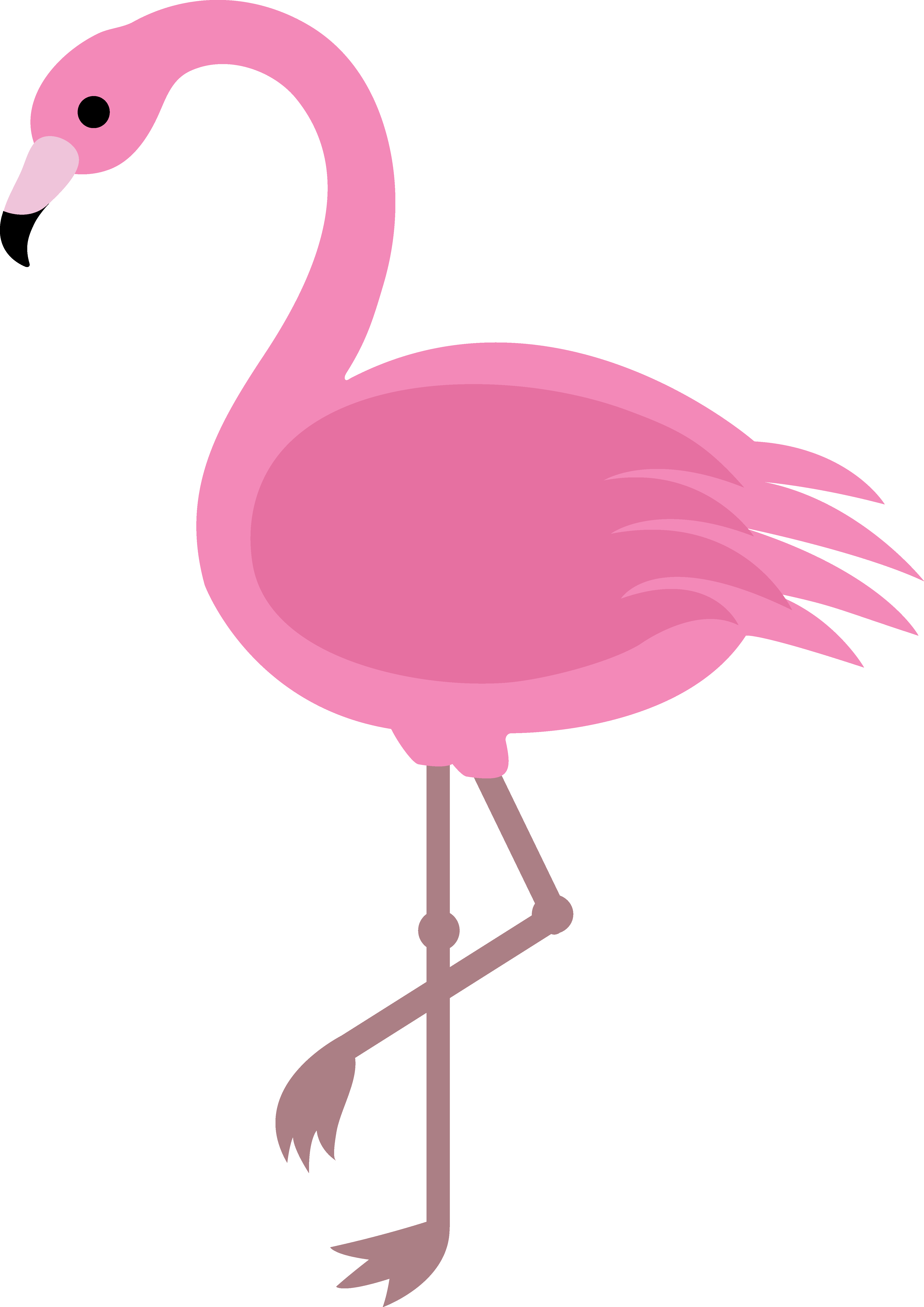 Pink Flamingo Clip Art - Free Clip Art