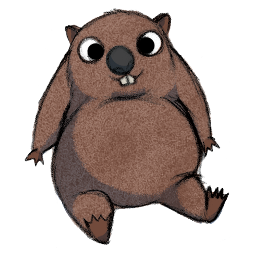 Cartoon Wombat - Cliparts.co