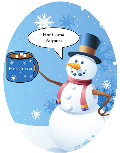 Hot Cocoa Recipe, Gift Tags, Jingle Bells, and Coloring Page ...