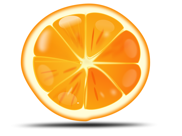 Orange slice Clipart, vector clip art online, royalty free design ...