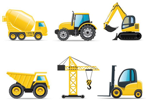 Construction Vehicles | vector transport