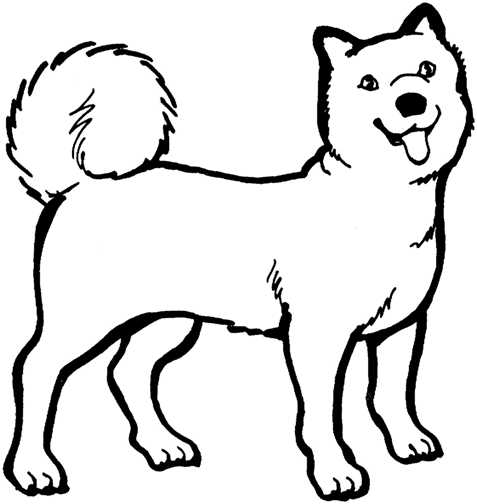 Black And White Picture Of A Dog - Cliparts.co