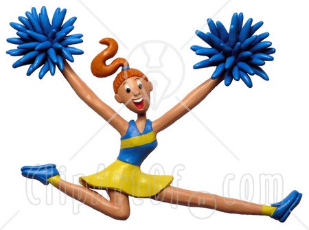 Clipart Cheerleader Cheerleading Graphics Clipart - Free Clip Art ...