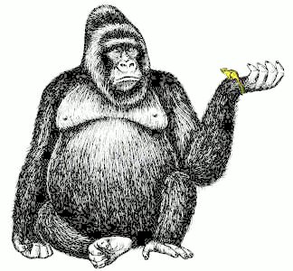 Free gorilla-w-mouse Clipart - Free Clipart Graphics, Images and ...