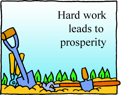 Hard Prosperity clip art - Christart.com