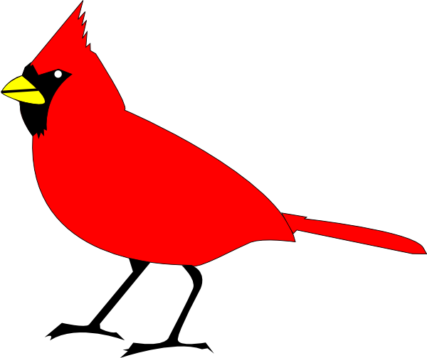 Cardinal Bird clip art - vector clip art online, royalty free ...