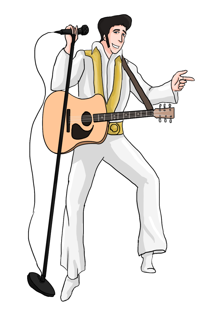 Free Cartoon Elvis Presley Clip Art