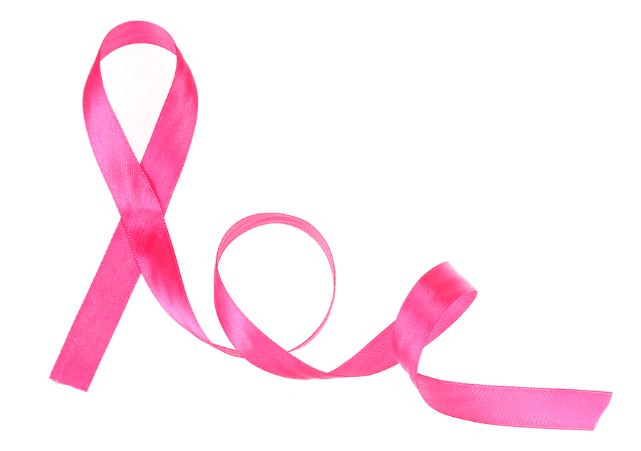 Pink-breast-cancer-ribbon-isol ...