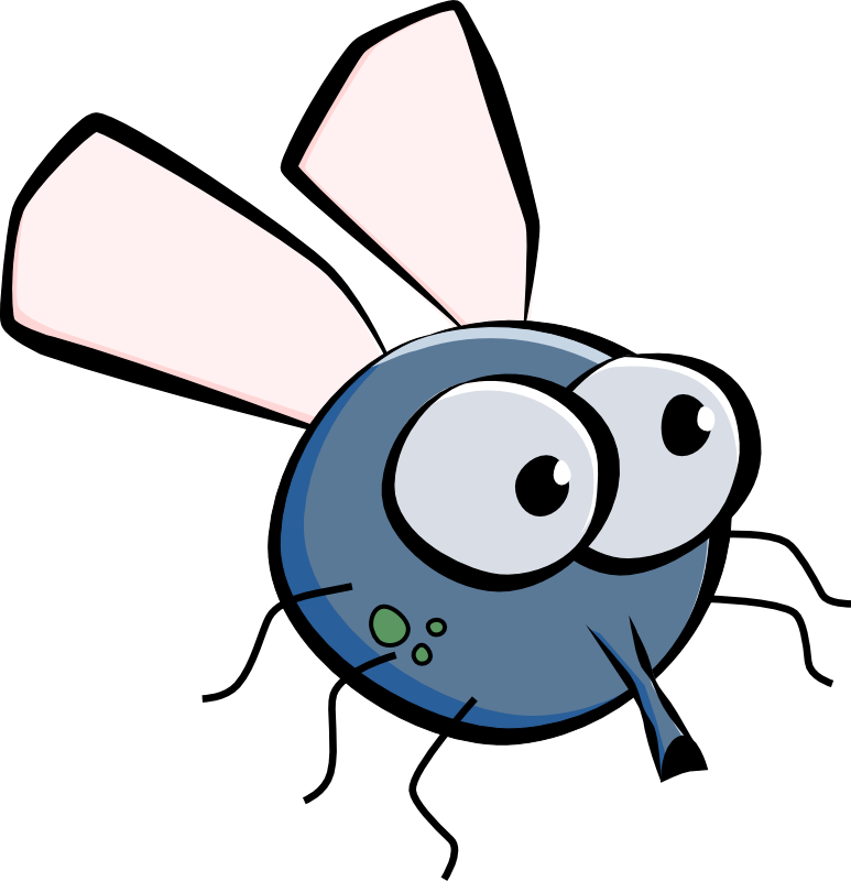 Clipart - Cartoon Fly