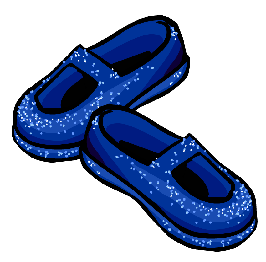 Blue Stardust Slippers - Club Penguin Wiki - The free, editable ...